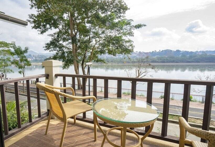 Номер Стандарт Вид на Реку, Chiangkhong Teak Garden Riverfront Onsen Hotel  Sha Extra Plus