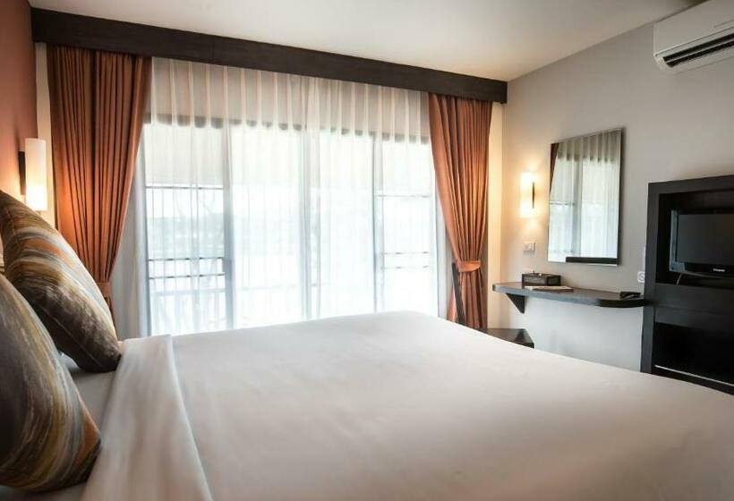 Номер Стандарт Вид на Сад, Chiangkhong Teak Garden Riverfront Onsen Hotel  Sha Extra Plus