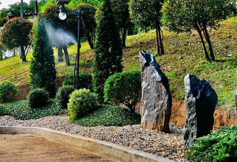 Номер Стандарт Вид на Сад, Chiangkhong Teak Garden Riverfront Onsen Hotel  Sha Extra Plus