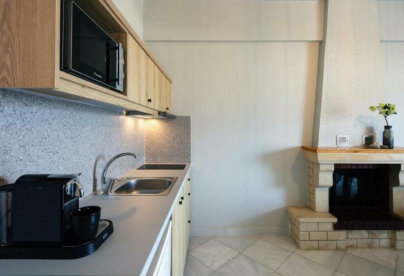 침실 1개 바다 전망 아파트, Anthos Apartments