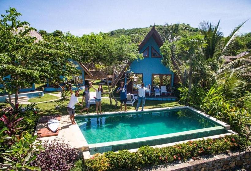 غرفة قياسية سرير كينج, Blue Monkey Retreat Areguling Lombok