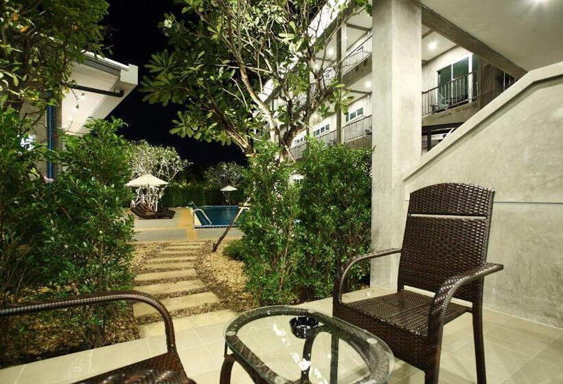 اتاق استاندارد با چشم‌انداز باغ, The Malika Hotel   Sha Extra Plus