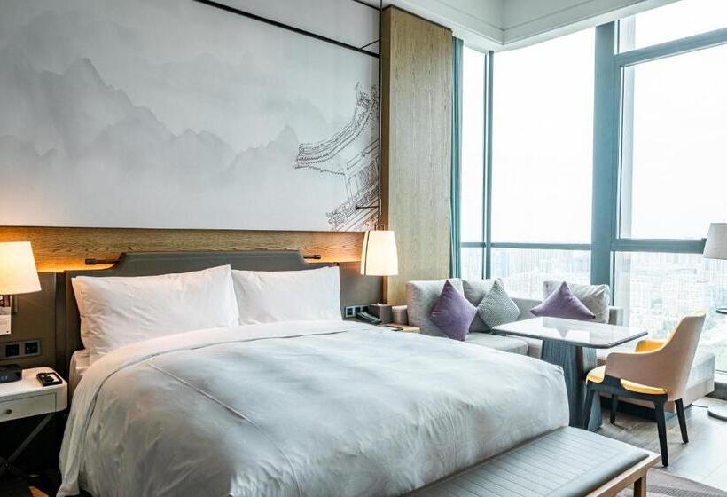 Номер Deluxe Кровать Кинг Вид на Город, Jw Marriott Hotel Xi An Southwest