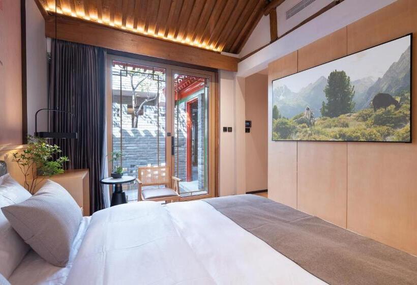 اتاق استاندارد اینتریور, Xinxiang Yayuan Beijing Sihe Courtyard With Sky Garden Terrace Near Tiananmen Square Forbidden City