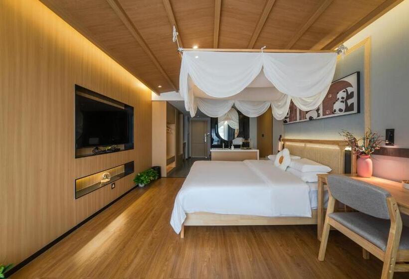 آپارتمان لوکس 1 خوابه, At Night Hotel Chengdu