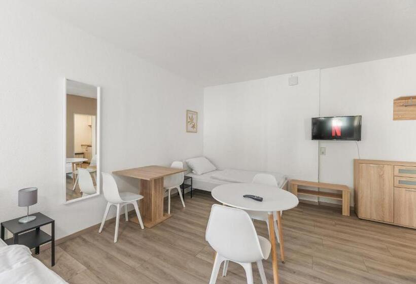 Студия Стандарт, Home2stay Apartmenthaus Heilbronn City Kitchen Parking Highspeed Wifi Washroom