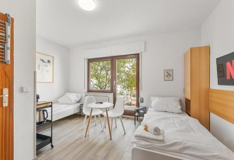 스탠다드 발코니 룸, Home2stay Apartmenthaus Heilbronn City Kitchen Parking Highspeed Wifi Washroom