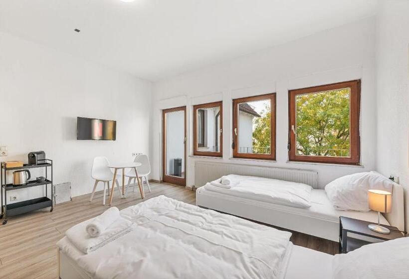 스탠다드 스튜디오 (테라스구비), Home2stay Apartmenthaus Heilbronn City Kitchen Parking Highspeed Wifi Washroom