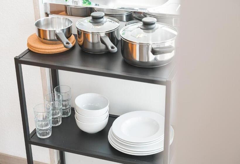 스탠다드 스튜디오, Home2stay Apartmenthaus Heilbronn City Kitchen Parking Highspeed Wifi Washroom