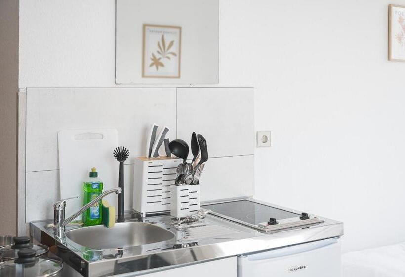 Студия Стандарт, Home2stay Apartmenthaus Heilbronn City Kitchen Parking Highspeed Wifi Washroom