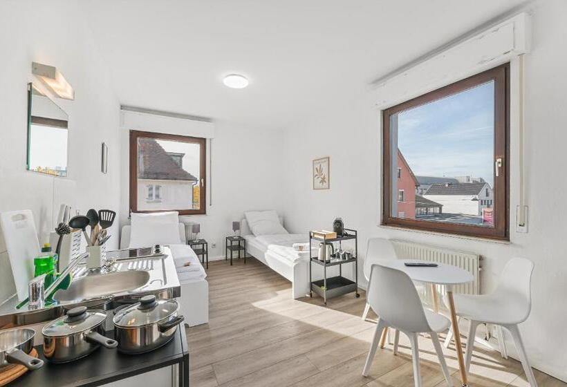 스탠다드 스튜디오, Home2stay Apartmenthaus Heilbronn City Kitchen Parking Highspeed Wifi Washroom