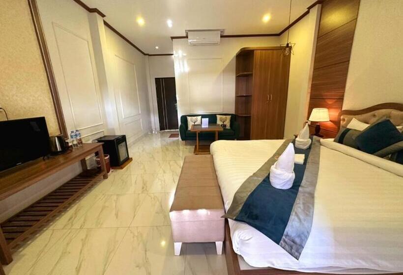 스탠다드 룸 산 전망, Champa Inn Resort