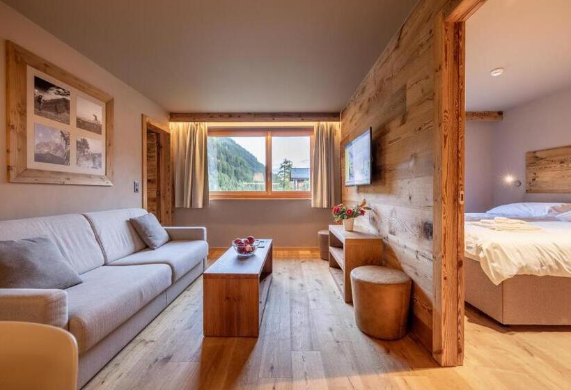 Апартаменты Deluxe 1 Спальня, Swisspeak Resorts Zinal