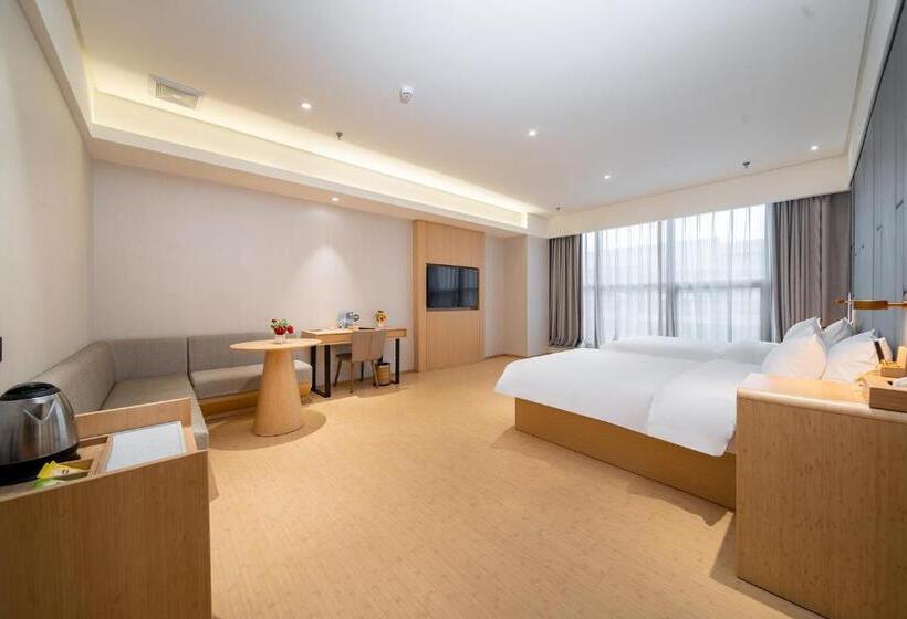 Номер Executive Кровать Кинг, Dingwang Hotel   Guangzhou High Speed Rail South Railway Station Chencun Metro Station