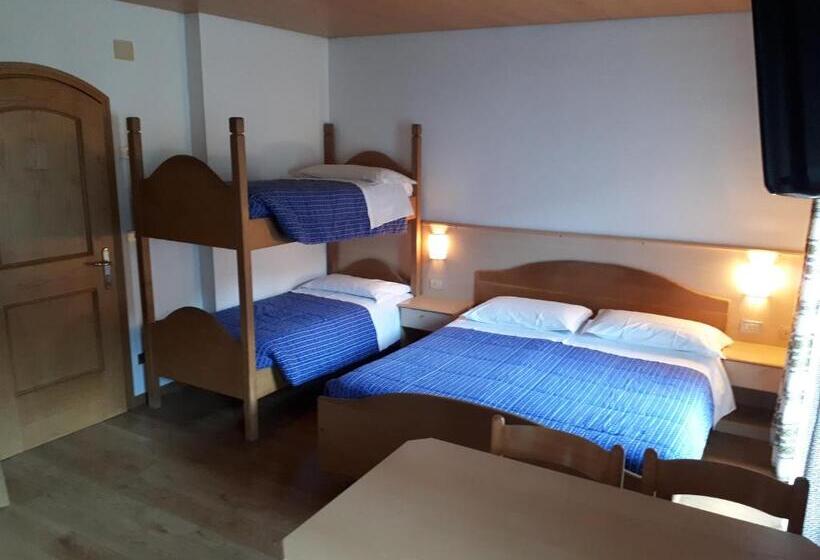اتاق استاندارد چهارنفره با بالکن, Garni Eden Bed And Breakfast