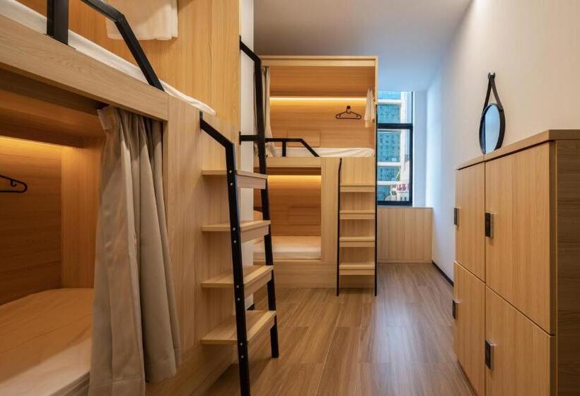 Кровать в Общей Комнате, Hangzhou Desti Youth Park Hostel West Lake