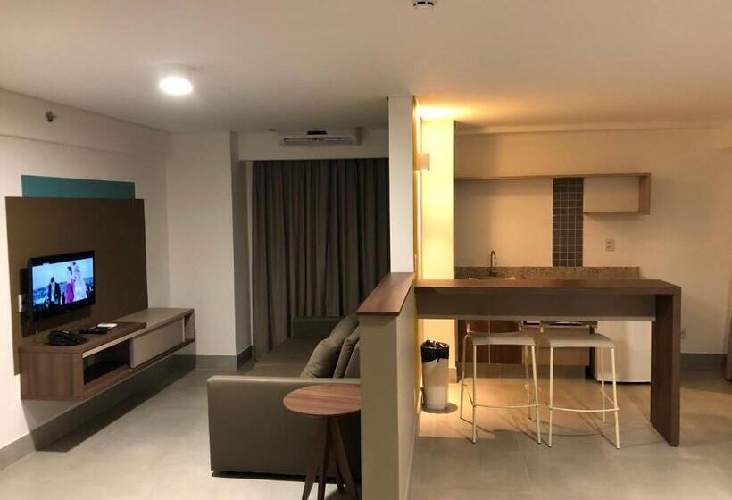 침실 2개 아파트, Apto Master Em Olímpia Park Resort
