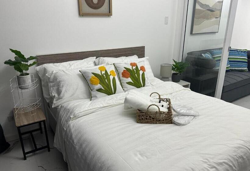 패밀리 스위트, Azure Urban Resort   City View 1br   Ps4, Billiards, Netflix, Karaoke