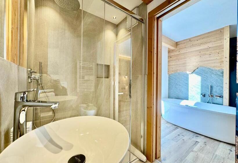 带1个卧室的豪华公寓, Dolomiti Luxury Mountain View Ski In Ski Out