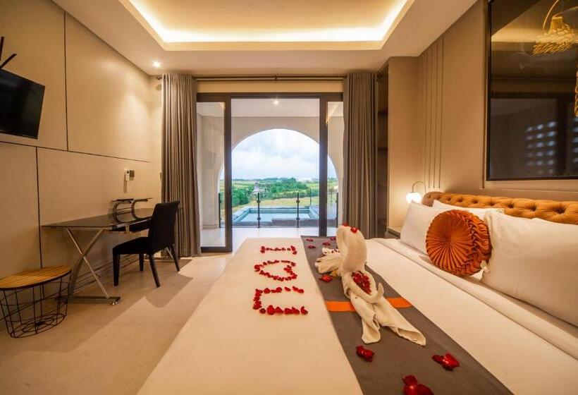 Люкс Deluxe Кровать Кинг, Alsava Villa And Suites Canggu