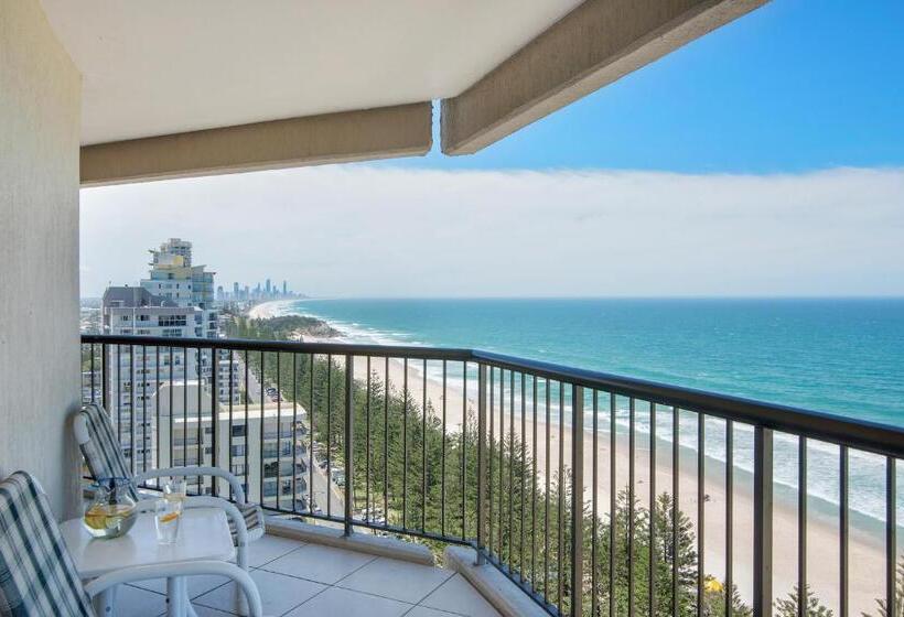آپارتمان سوپریور 1 خوابه با چشم‌انداز دریا, Burleigh Esplanade Apartments