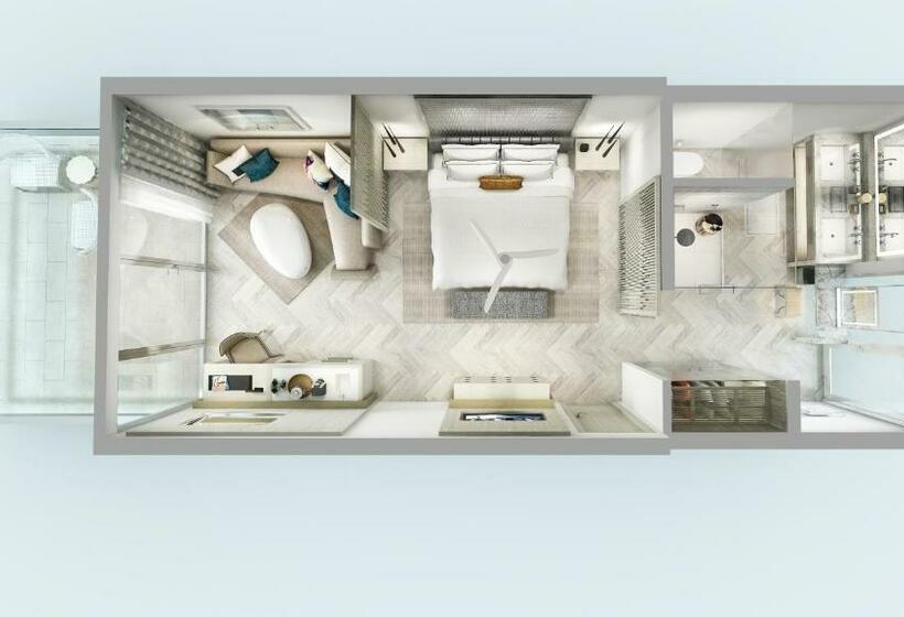 발코니가 있는 스위트, H2o Suites Adults Only