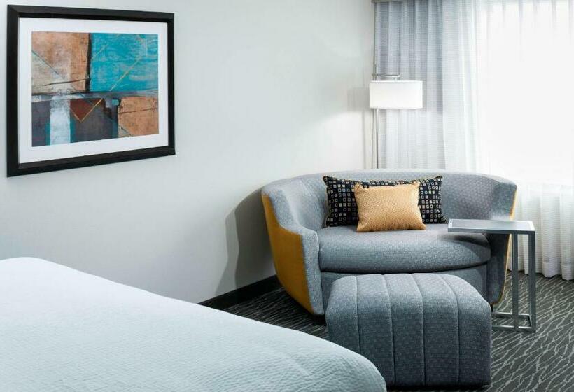 带大床的标准间, Courtyard By Marriott Dallas Plano/richardson