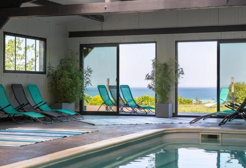 Трехместный Номер Deluxe Вид на Море, La Metairie Du Vauhariot   Chambre Ou Lodge   Piscine Chauffée   Vue Mer Et Mont Saint Michel   Gr34