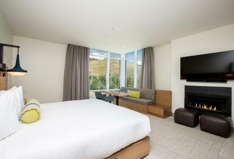 带大床的豪华间, Limelight Hotel Ketchum