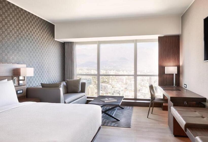 带大床的标准间, Ac Hotel By Marriott Santiago Costanera Center