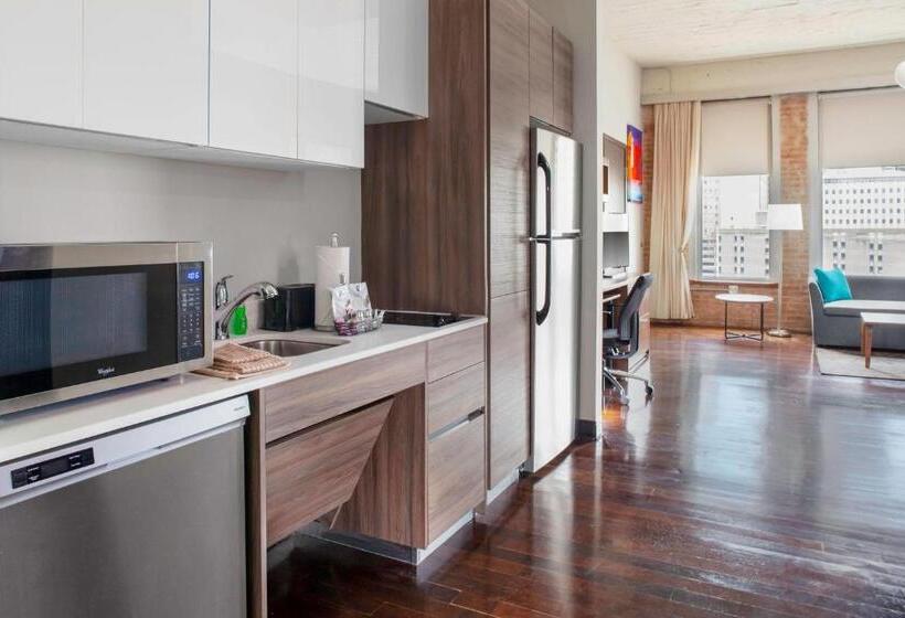 Студио Стандарт Кровать Кинг, Towneplace Suites By Marriott Dallas Downtown