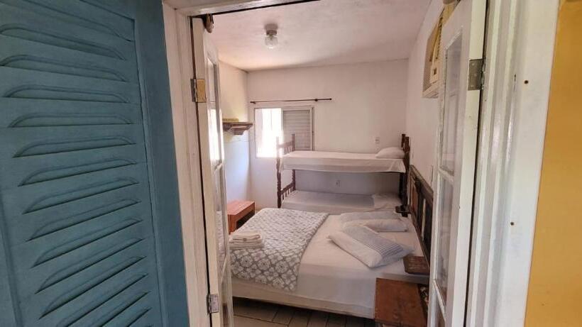 정원 전망 4인용 스탠다드 룸, Residencial Santa Maria