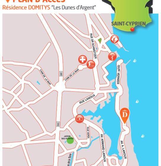 Апартаменты 1 Спальня, Domitys Les Dunes D Argent