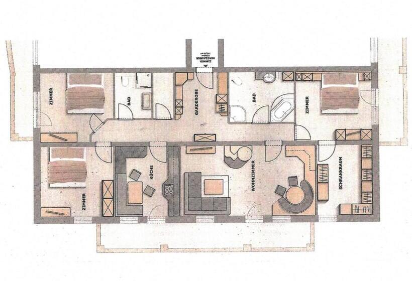 Апартаменты 3 Спальни, & Appartements Alpenresidenz Viktoria