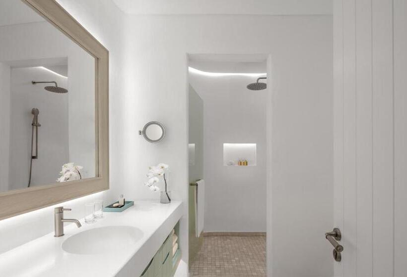 اتاق استاندارد با تراس و چشم‌انداز دریا, Anantara Santorini Abu Dhabi Retreat Adults Only
