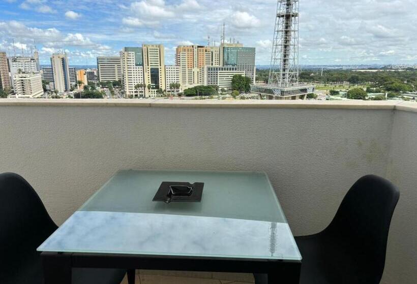 Апартаменты 1 Спальня с Балконом, Lindo Flat Mercure Com Vg Garagem. Vista Panorâmica