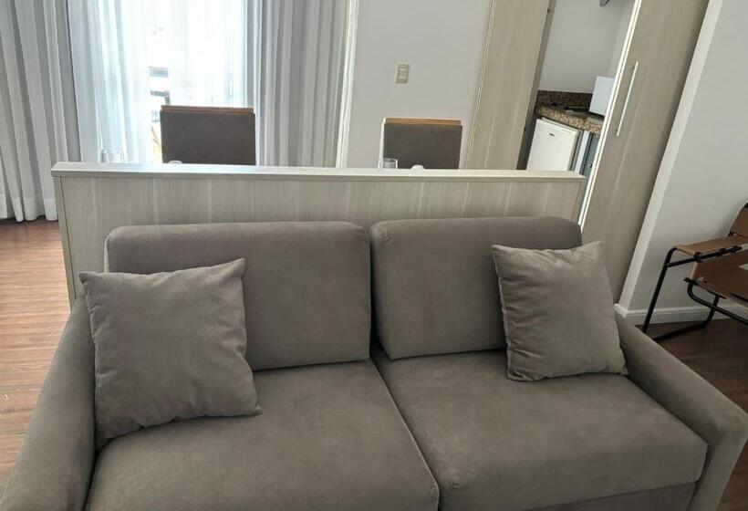 Апартаменты 1 Спальня с Балконом, Lindo Flat Mercure Com Vg Garagem. Vista Panorâmica