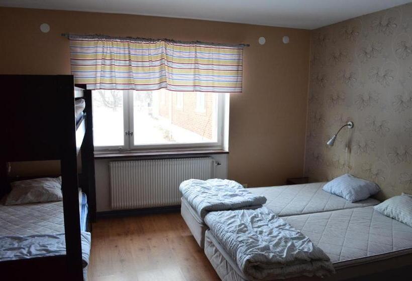 Четырехместный номер эконом класса с общей ванной комнатой, Lyckåhem Lågprishotell Och Vandrarhem