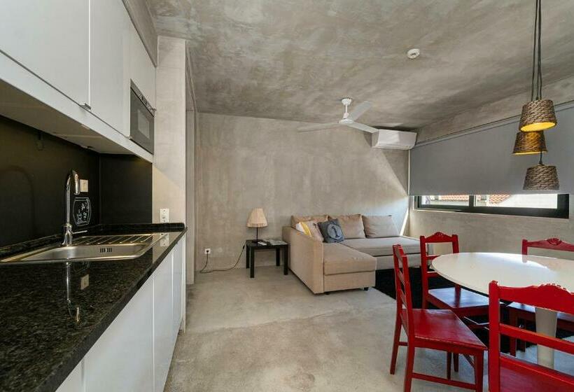 1침실 아파트 도시 전망, N1 Hostel Apartments And Suites
