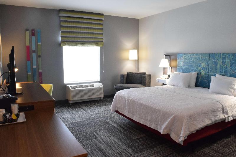 キングサイズベッドのスタンダードルーム, Hampton Inn Buffalohamburg