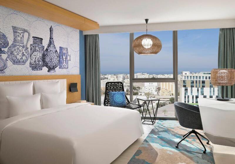 اتاق لوکس با تخت بزرگ, Mövenpick Hotel & Apartments Ghala Muscat