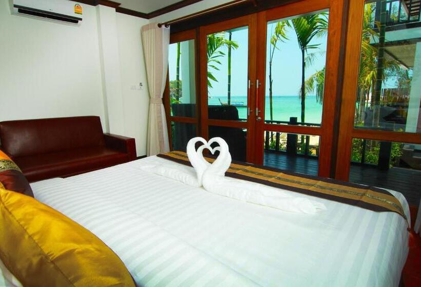 اتاق لوکس با بالکن و چشم‌انداز دریا, Cabana Lipe Beach Resort