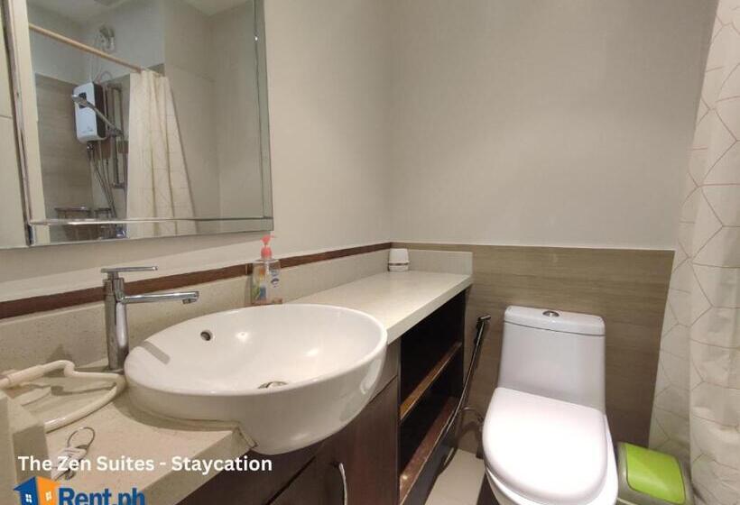 Студия Deluxe, Zen Suites W Free Pool Near Sm City Davao