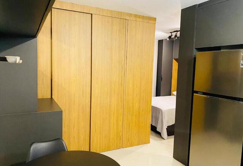 Апартаменты 1 Спальня Вид на Бассейн, Flat Hotel   Próximo Ao Aeroporto De Brasília