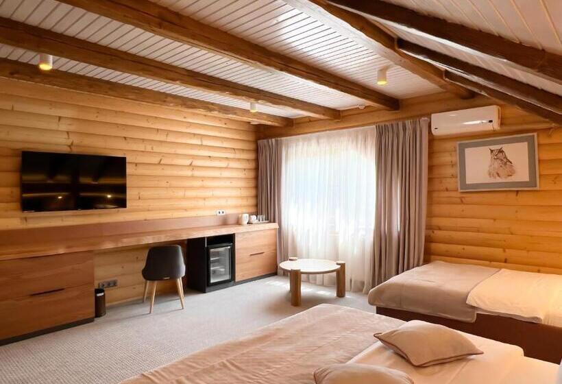 침실 3개 아파트, ведмежа гора Family Resort & Spa