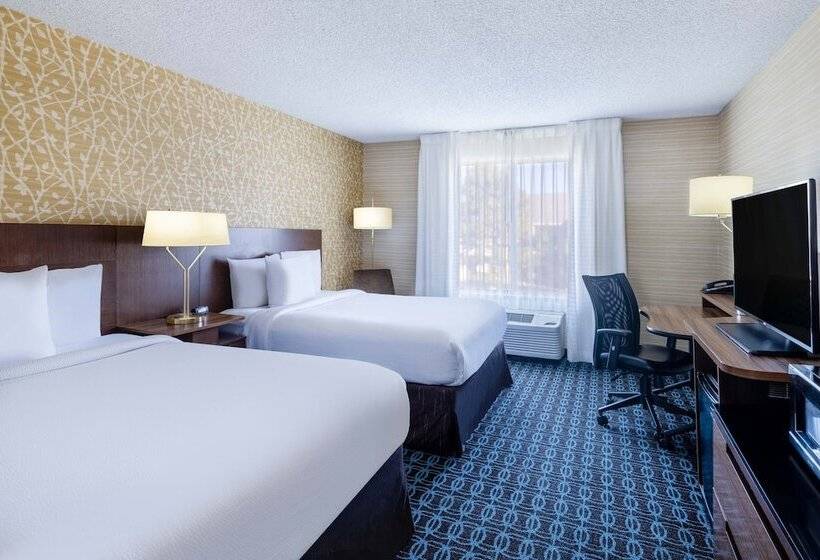 Номер Стандарт 2 Двуспальные Кровати, Fairfield Inn & Suites By Marriott Detroit Lakes