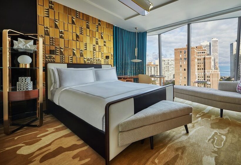 חדר סטנדרט מיטה זוגית, Viceroy Chicago
