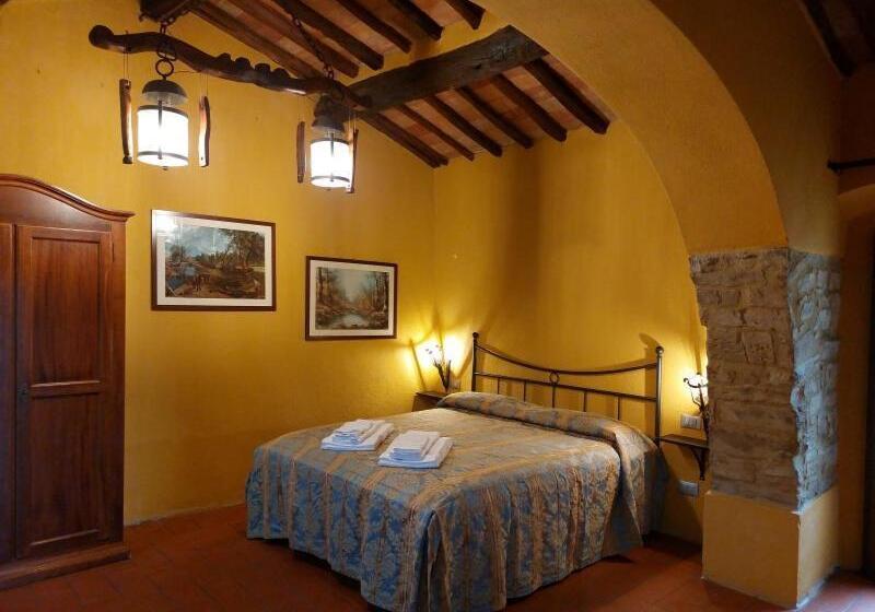 Стандартный Номер Кровать Кинг, La Rimbecca Greve In Chianti Country Apartments & Rooms