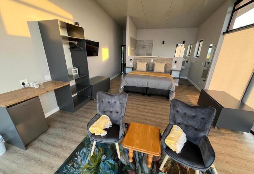 غرفة ديلوكس سرير كينج, Die Uitzicht Guesthouse   Knysna