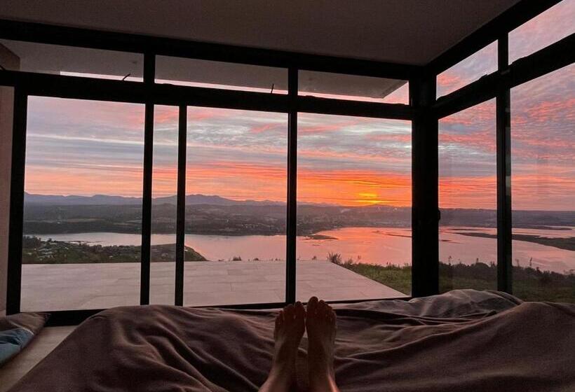 غرفة ديلوكس سرير كينج, Die Uitzicht Guesthouse   Knysna
